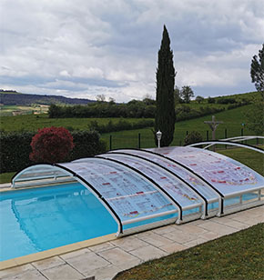 Rénovation abri piscine semi haut